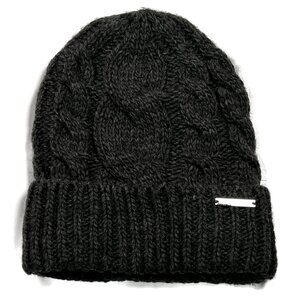 Michael Kors Cable Knit Beanie Gray‎ Cuffed Acrylic Winter Hat Womens Hiking